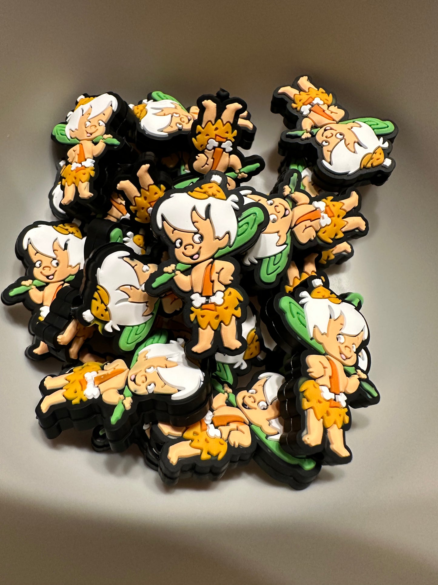 Cartoon Boy Silicone Focal Bead