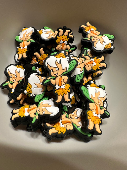 Cartoon Boy Silicone Focal Bead